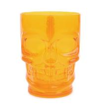 Caneca Caveira Laranja Halloween - Cromus - 1Un