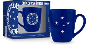 Caneca cer. prime times 350ml - cruzeiro - Brasfoot Caneca cer. prime times 350ml - cruzeiro - Brasfoot