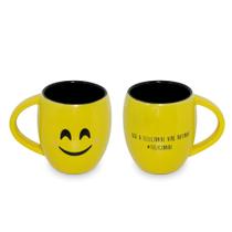 Caneca Ceraflame Diverticon 300ml Amarela - Felicidade Caneca Ceraflame Diverticon 300ml Amarela - Felicidade