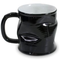 Caneca Ceraflame Lata Amassada Preta 320ml