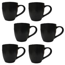 CANECA CERÂMICA 220ml STRIPES LYOR ROSA CLARO - KIT C/6un CANECA CERÂMICA 220ml STRIPES LYOR ROSA CLARO - KIT C/6un