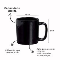 Caneca Cerâmica 280ml para Chá Café - Lindas Cores