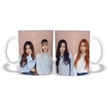 Caneca Cerâmica 325ML Black Pink Kpop 2