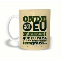 Caneca Cerâmica 325ML Capital Inicial Sem Você Não Tem Graça