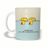 Caneca Cerâmica 325ML Cassia Eller Se Eu Não Me Apaixonasse - Naltic