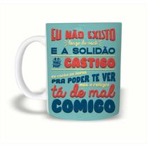 Caneca Cerâmica 325ML Claudinho E Buchecha Assim Sem Você