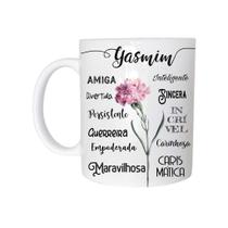 Caneca Cerâmica 325ML Com Nome Yasmim