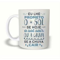 Caneca Cerâmica 325ML Geraldo Azevedo Dia Branco - Naltic