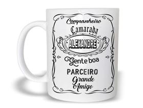 Caneca Cerâmica 325ML Presente Especial De Natal Alexandre