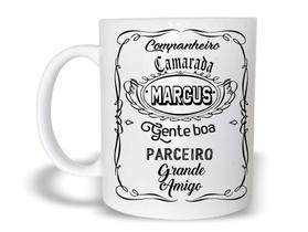 Caneca Cerâmica 325ML Presente Especial De Natal Marcus