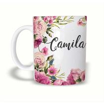 Caneca Cerâmica 325ML Presente Especial Nome Camila