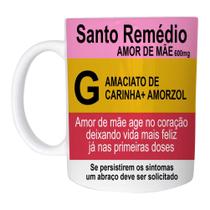 Caneca Cerâmica 325ML Remédio Amor de Mãe