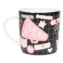 Caneca Cerâmica 400Ml - Gatinha Preto - UATT