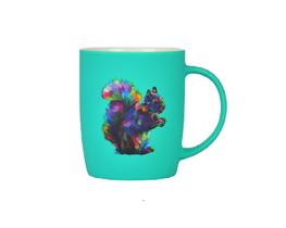 Caneca Cerâmica Aminal Diversas Cores 300ml The Home