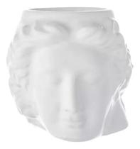 Caneca Cerâmica Artesanal Face Grega Branco 3D Esmaltada Caneca Cerâmica Artesanal Face Grega Branco 3D Esmaltada