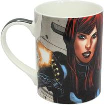 Caneca Cerâmica Avengers Black Widow 460Ml