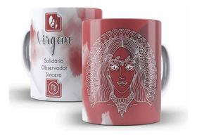 Caneca Cerâmica Bonita Virgem Signo Presente Legal-01169