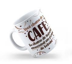 Caneca Cerâmica Branca Flork Café 325ml Caneca Cerâmica Branca Flork Café 325ml