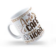 Caneca Cerâmica Branca Flork Café 325ml Caneca Cerâmica Branca Flork Café 325ml