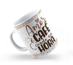 Caneca Cerâmica Branca Flork Café 325ml Caneca Cerâmica Branca Flork Café 325ml