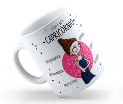Caneca Cerâmica Branca Que Signo Ela é 325ml Caneca Cerâmica Branca Que Signo Ela é 325ml