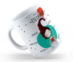 Caneca Cerâmica Branca Que Signo Ela é 325ml Caneca Cerâmica Branca Que Signo Ela é 325ml