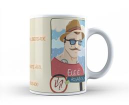 Caneca Cerâmica Branca Que Signo Ele é 325ml Caneca Cerâmica Branca Que Signo Ele é 325ml