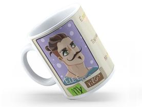 Caneca Cerâmica Branca Que Signo Ele é 325ml Caneca Cerâmica Branca Que Signo Ele é 325ml
