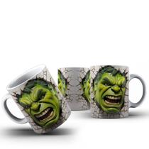 Caneca Cerâmica Café Chá 325ml Geek O Incrivél Hulk Heroi