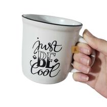 Caneca Cerâmica Café Chá Frases Motivacionais Momento 300ml