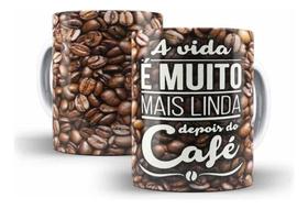 Caneca Cerâmica Café Frase Engraçada Presente Cafeina 0788