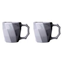 Caneca Cerâmica Café Leite Xicara Louça 260ml - Kit 2 Unid