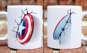 Caneca ceramica capitão america