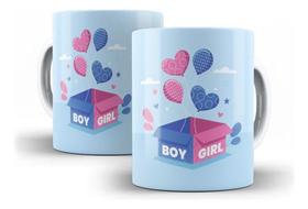 Caneca Cerâmica Chá Revelação Comemoração Surpresa 10658 Caneca Cerâmica Chá Revelação Comemoração Surpresa 10658