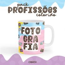 Caneca Cerâmica Color Profissão Fotografia Caneca Cerâmica Color Profissão Fotografia