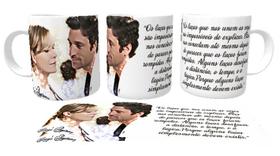 Caneca Cerâmica copo Grey's Anatomy laços Caneca Cerâmica copo Grey's Anatomy laços