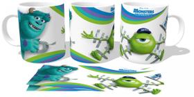 Caneca Cerâmica copo Monstros desenho