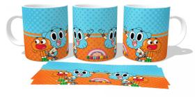 Caneca Cerâmica copo O incrível mundo de Gumball