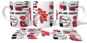 Caneca Cerâmica copo You are amazing garota Caneca Cerâmica copo You are amazing garota