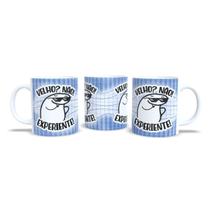 Caneca Cerâmica Dia dos Pais Frase Velho Não , Experiente Caneca Cerâmica Dia dos Pais Frase Velho Não , Experiente
