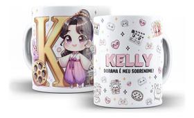 Caneca Cerâmica Dorama Personalizada Com Nome Séries Coréia