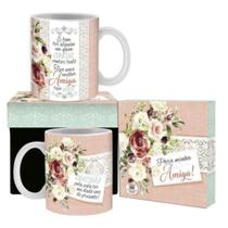 Caneca Ceramica É Bom Ter Alguém Em Quem Confiar... Amiga Caneca Ceramica É Bom Ter Alguém Em Quem Confiar... Amiga