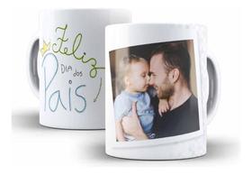 Caneca Cerâmica Feliz Dia Dos Pais Foto Personalizada 05172