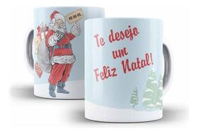 Caneca Cerâmica Feliz Natal Presente Natalino Amigo 2295