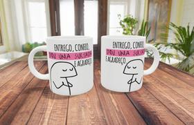 Caneca cerâmica flork debochado - surtada