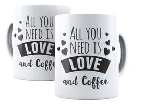 Caneca Cerâmica Frase Café E Amor