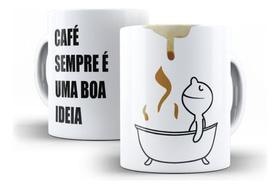 Caneca Cerâmica Frase Engraçada Café Presente Divertido 5910