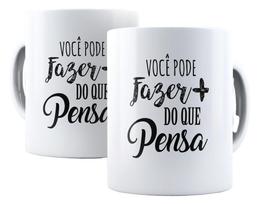 Caneca Cerâmica Frase Motivação