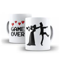 Caneca Cerâmica Game Over Casamento Presente 3164 - Los Kanequeiros