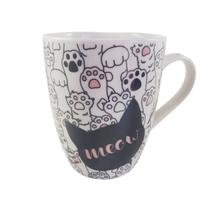 Caneca Cerâmica Gatinho Pets Cat 400ml Gato Patinhas